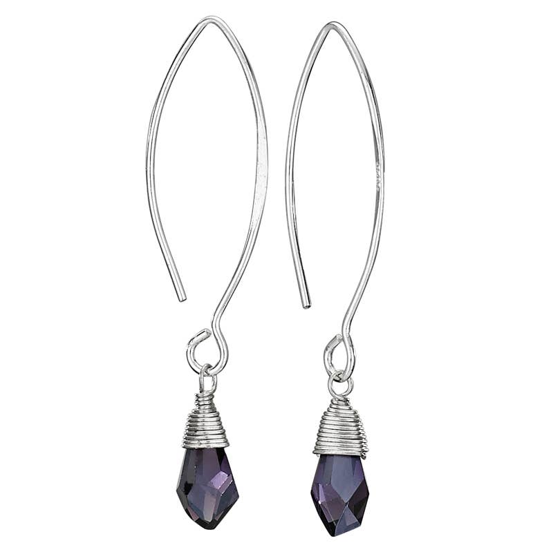 Tiger Mountain Jewelry Disco Nights Mystic Topaz Dangle Sterling Silver Earring