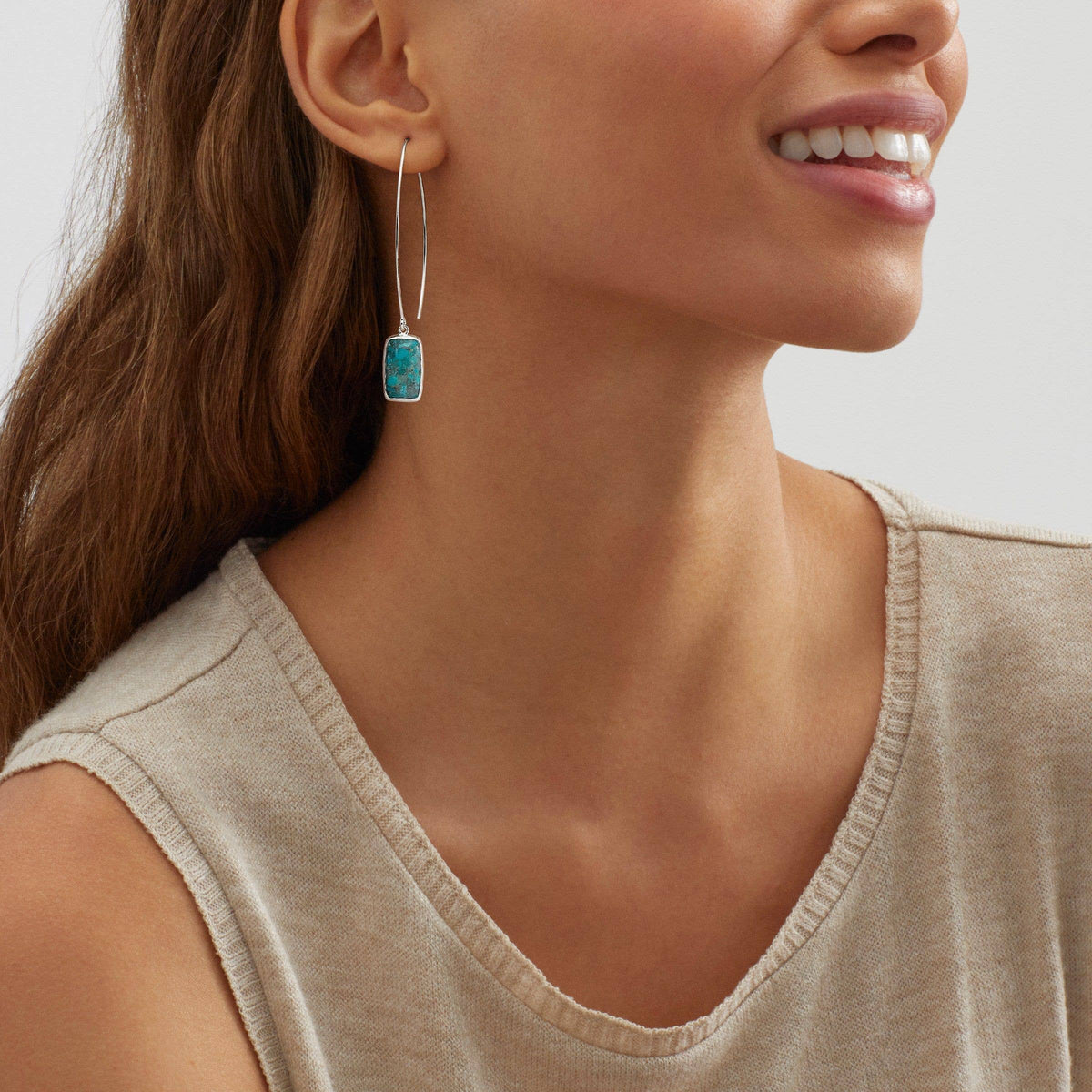 Silpada - Silpada 'Oasis' Compressed Turquoise Drop Earring