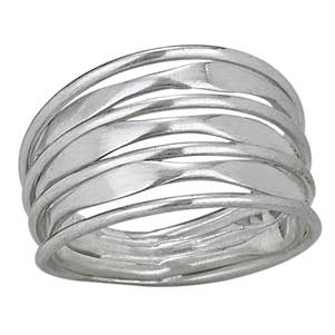 Tiger Mountain Jewelry Banded Together Sterling Silver Band Ring