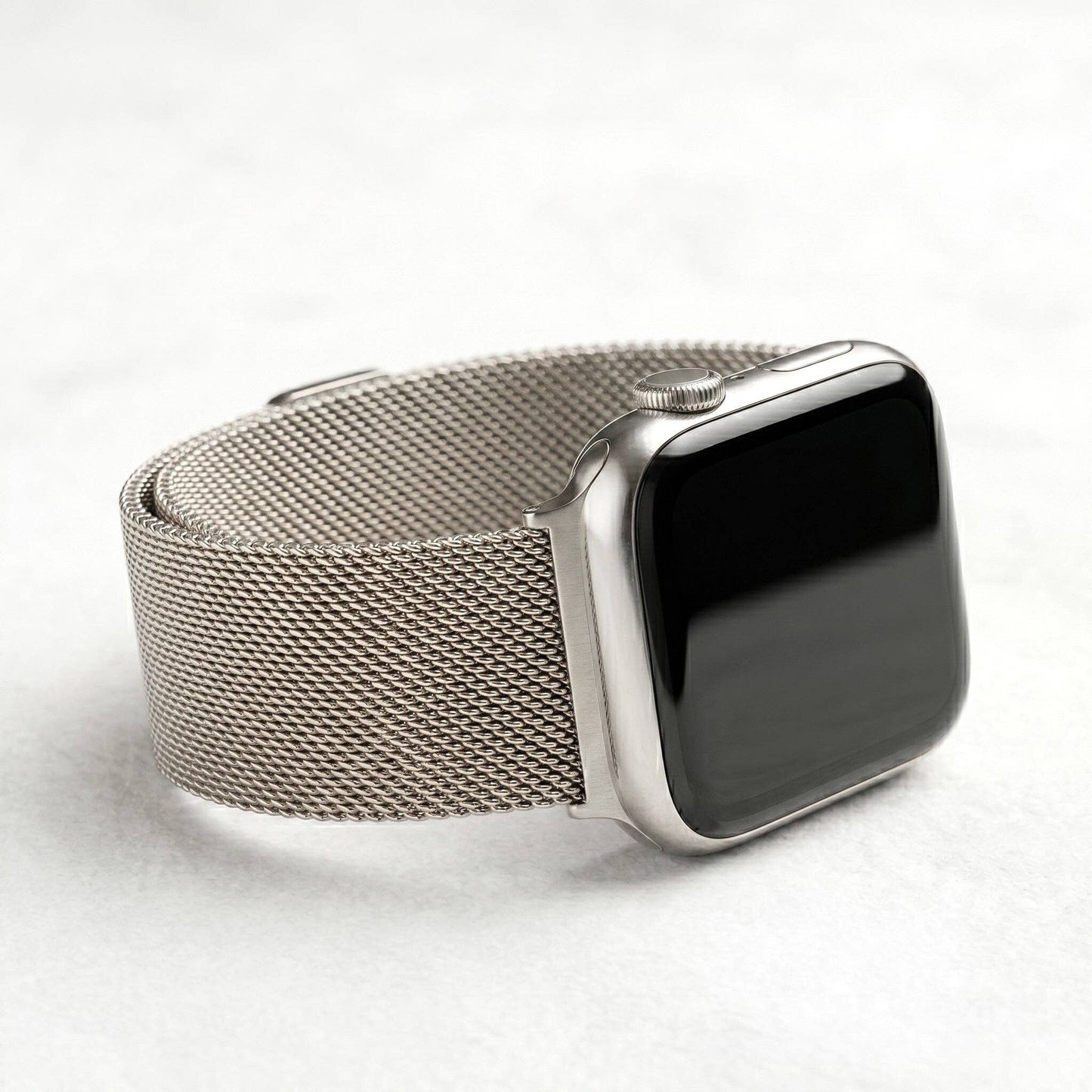 Cape Diablo Platinum Steel Luxury Apple Watch Strap