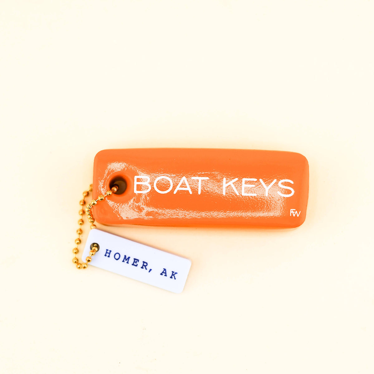 Freshwater Curated Goods Floating Keychain - Islamorada Boat Keys