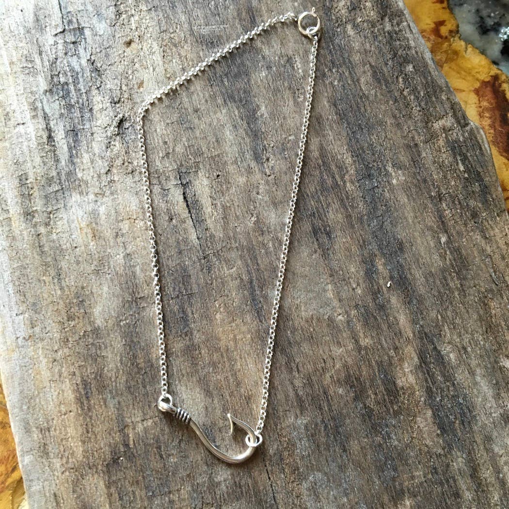 Jackie Gallagher Designs Fishhook Anklet