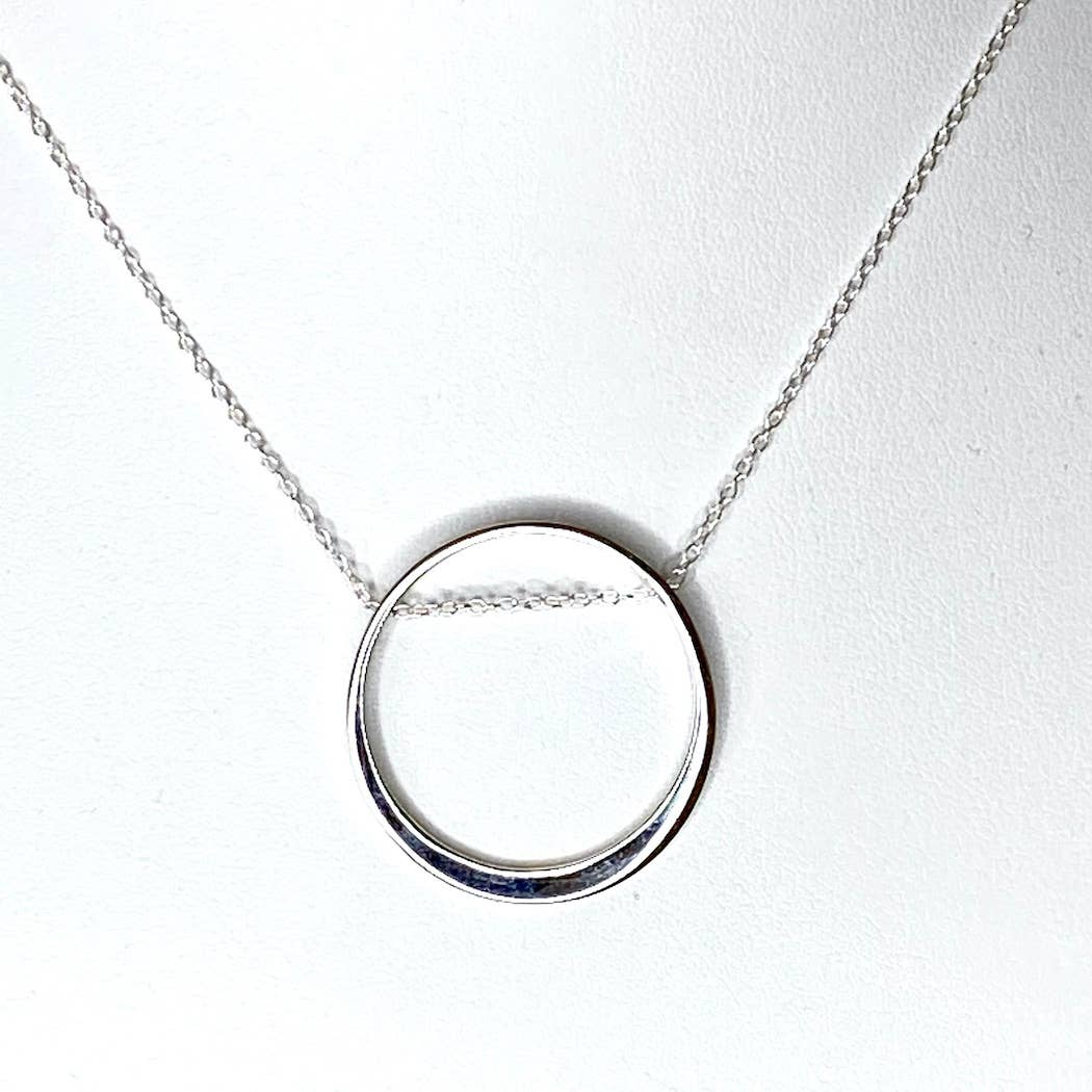 Jackie Gallagher Designs Floating Ring Necklace