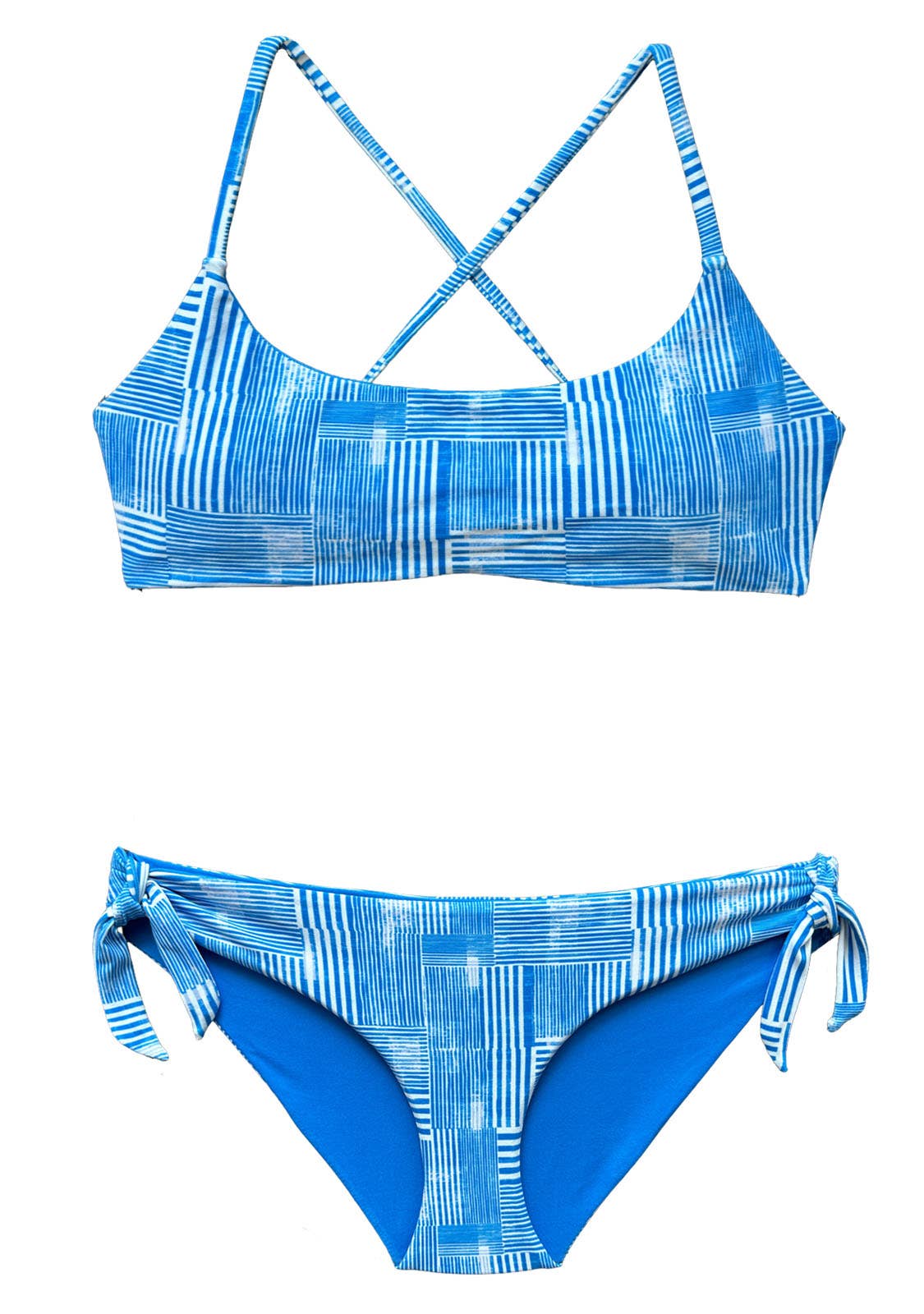 Chance Loves Classic Tie Sides Bottoms - Billie Blue