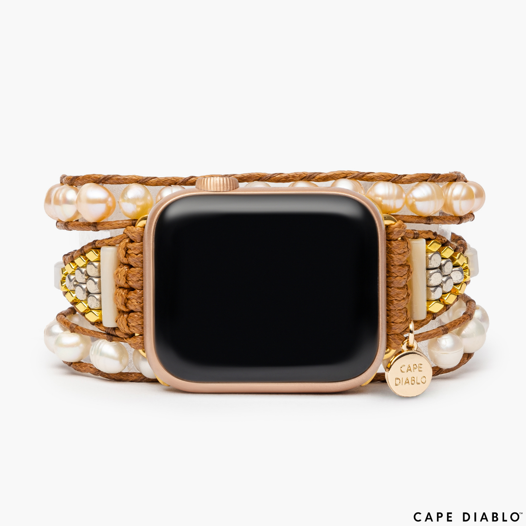Cape Diablo Apple Watch Band - Graceful Freshwater Pearl