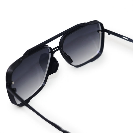 Topfoxx Bella Tangle Free Aviator Sunglasses - Black/Black
