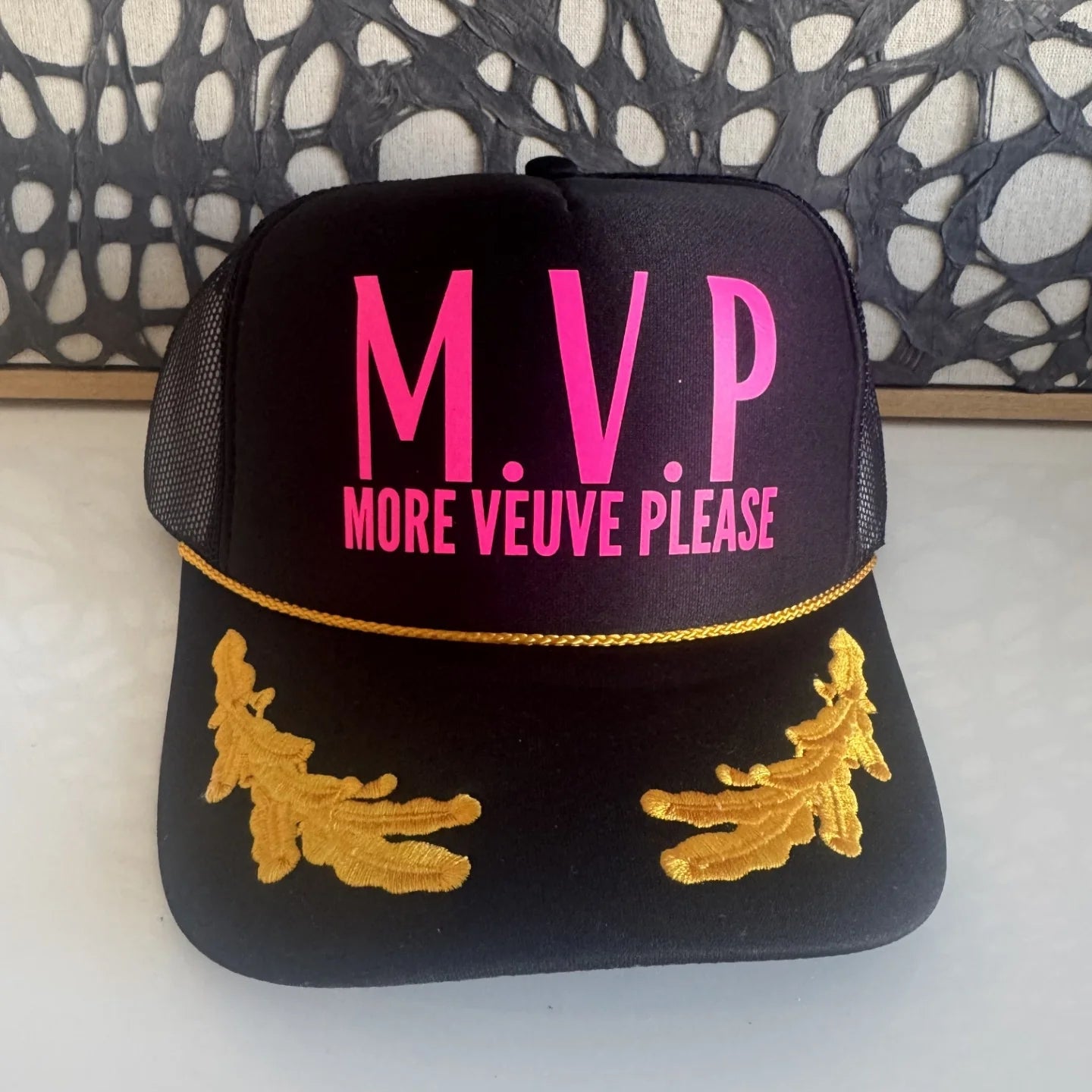 Arnie & Ollie More Vueve Please Hat