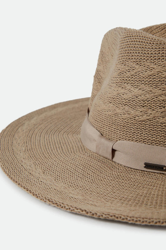 Brixton Lyons Knit Pattern Packable Hat - Light Tan/Light Tan