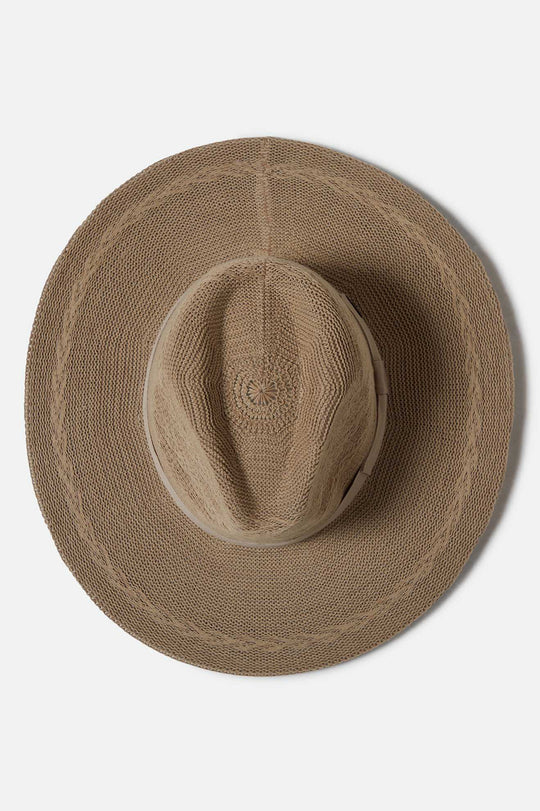 Brixton Lyons Knit Pattern Packable Hat - Light Tan/Light Tan