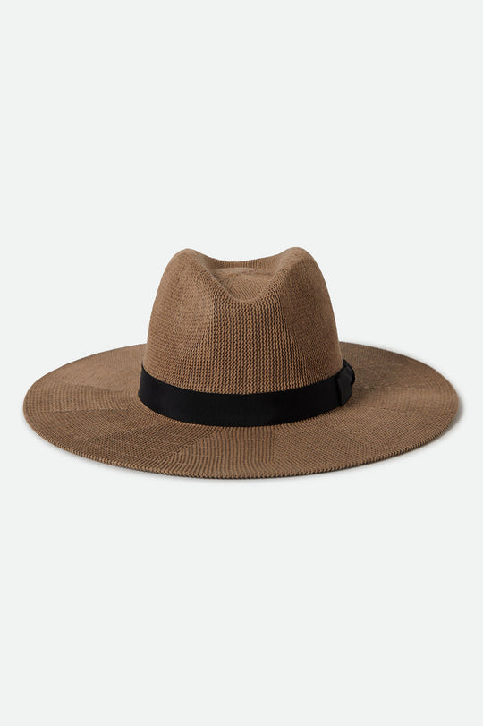 Brixton Lyons Knit Packable Hat - Dark Tan/Black