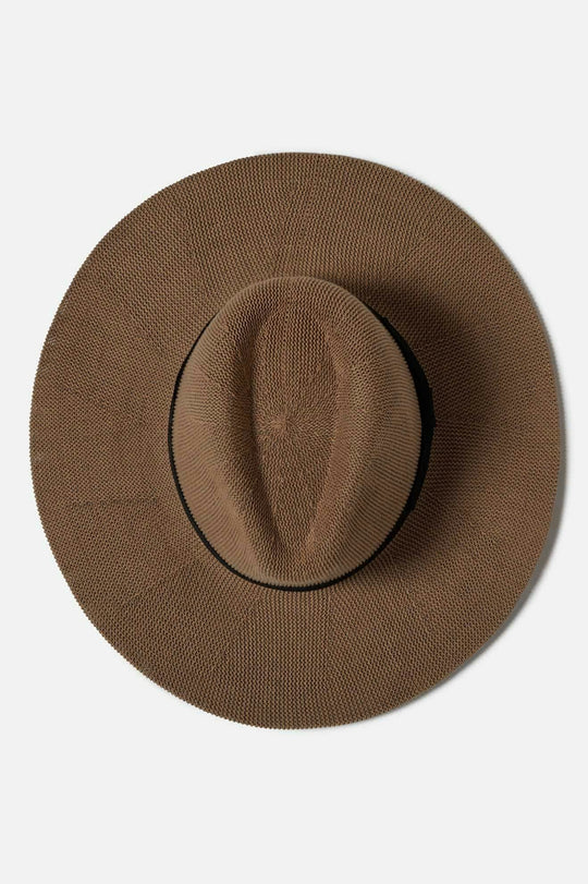 Brixton Lyons Knit Packable Hat - Dark Tan/Black