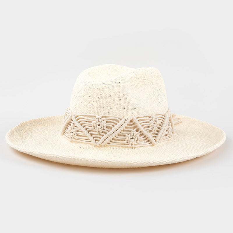 Brixton Matteo Straw Hat - Bone/Bone