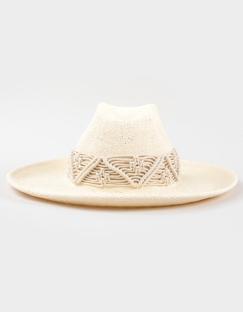 Brixton Matteo Straw Hat - Bone/Bone