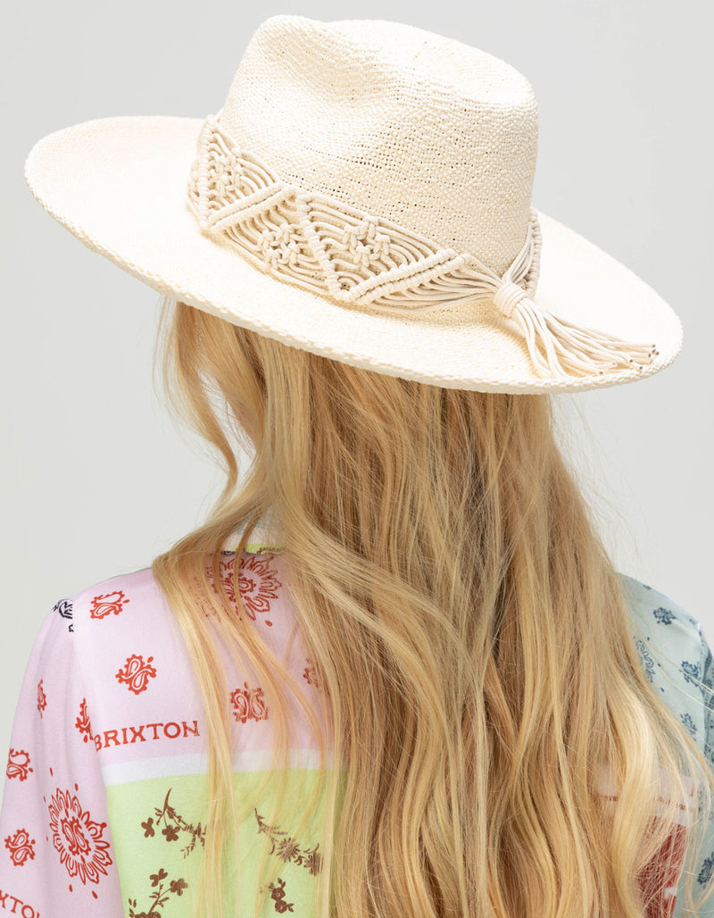 Brixton Matteo Straw Hat - Bone/Bone