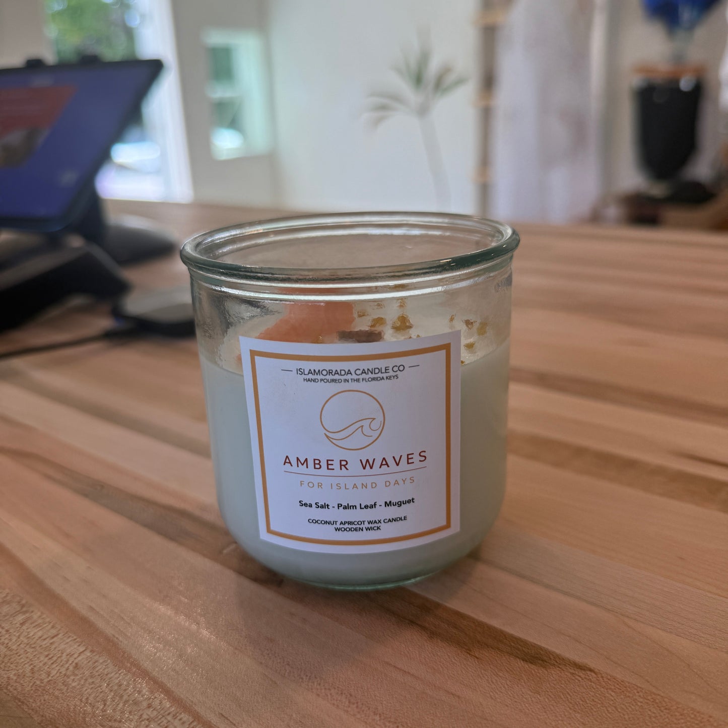 Islamorada Candle Co Amber Waves Signature Candle