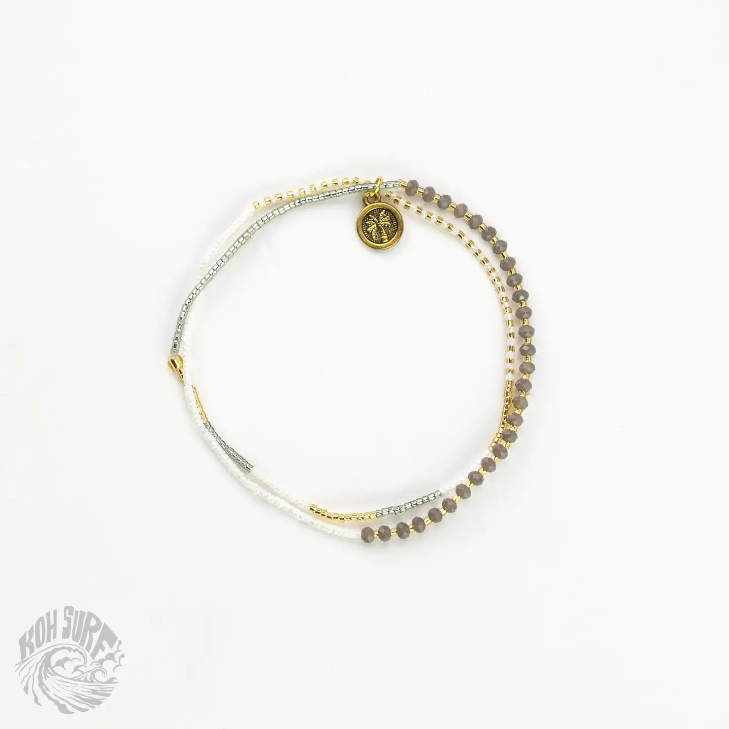 Koh Surf Monte Carlo Beaded Surf Bracelet - White