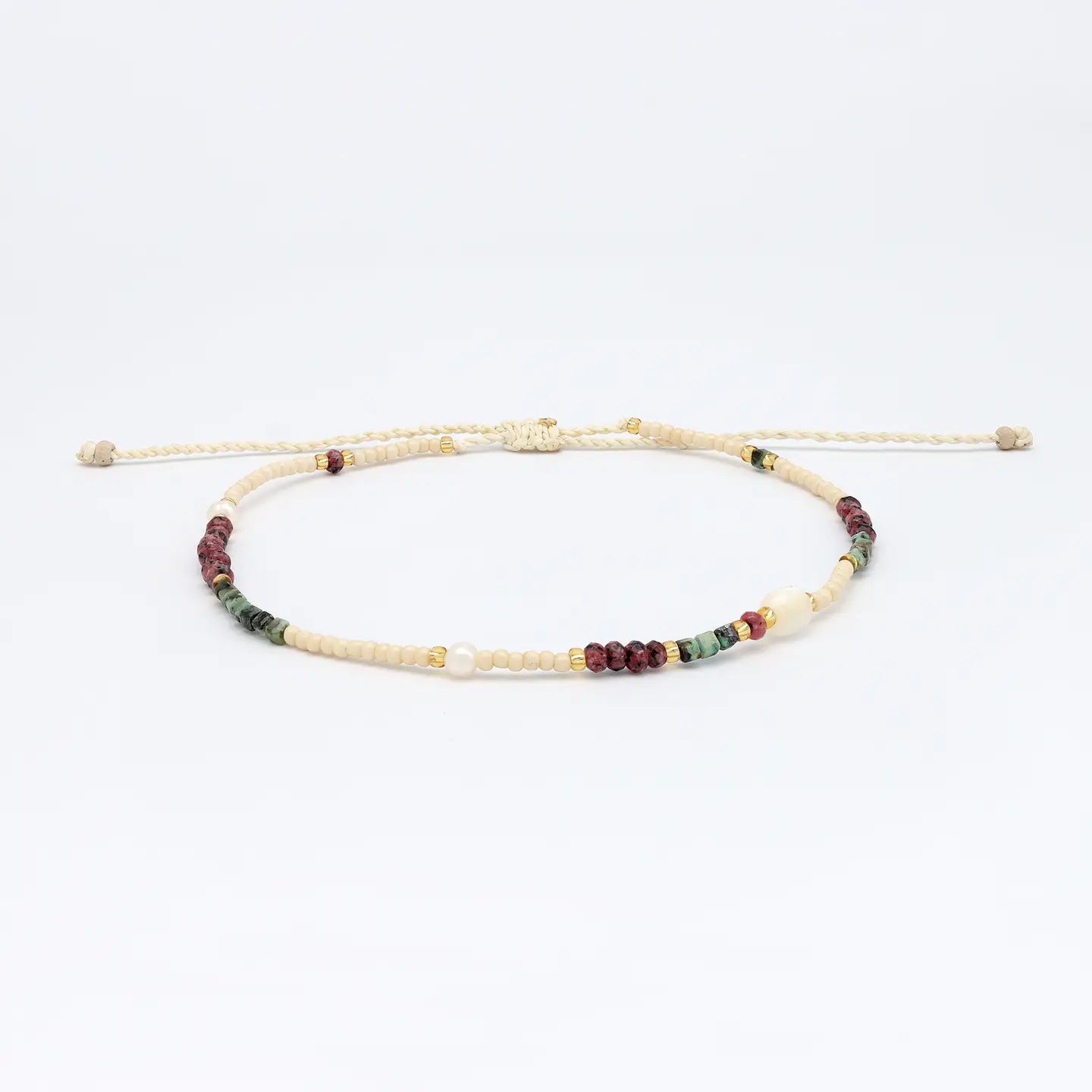 Pineapple Island Giada Lestari Beaded Anklet