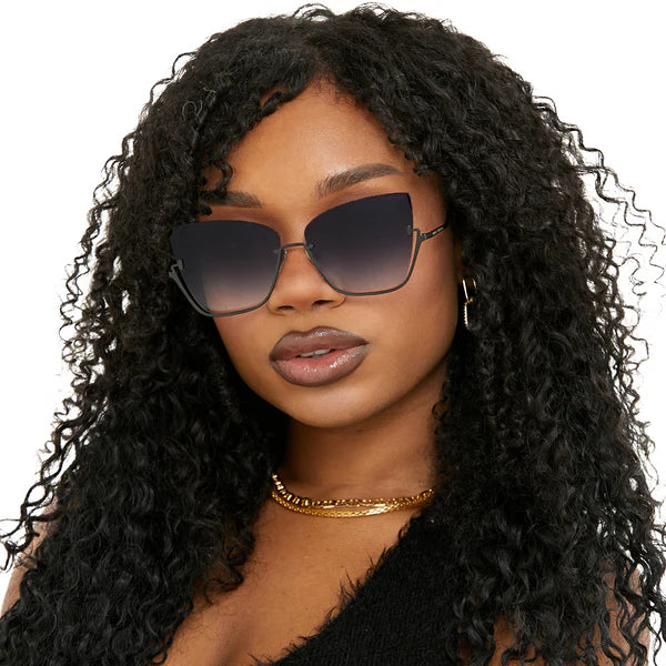 TopFoxx Raya X Vixen Sunglasses - Faded Black