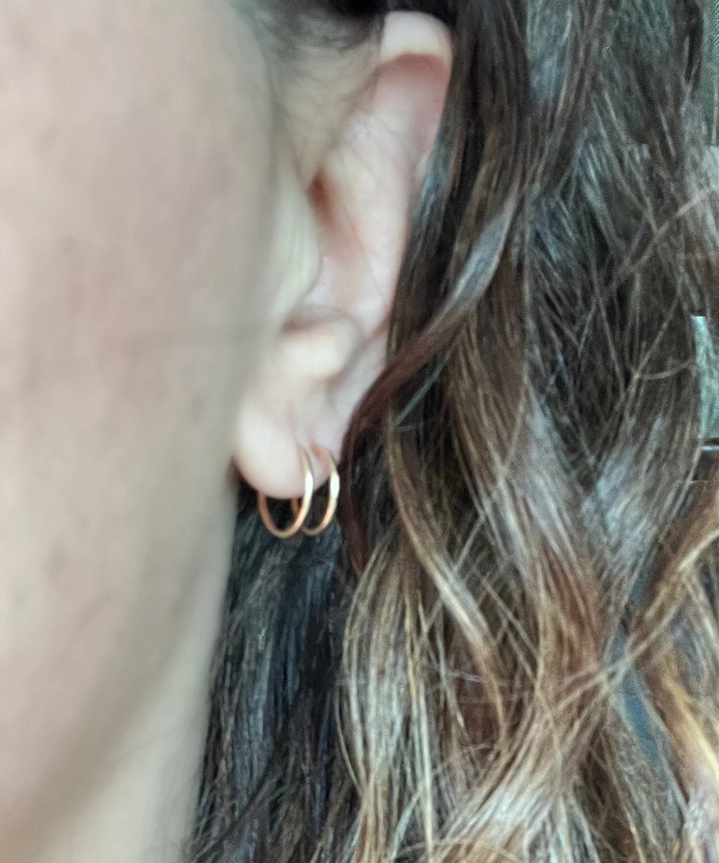 Saressa Designs Gold Sidekick Hoops
