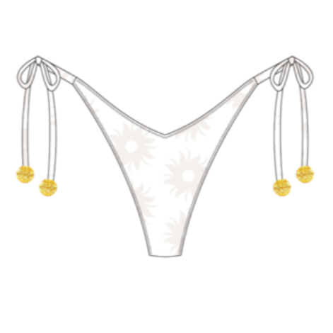 Rip Curl Dusk Textured Skimpy Bikini Bottom