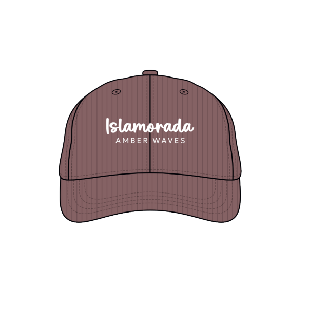 Amber Waves Islamorada Dad Hat - Dusty Rose Corduroy