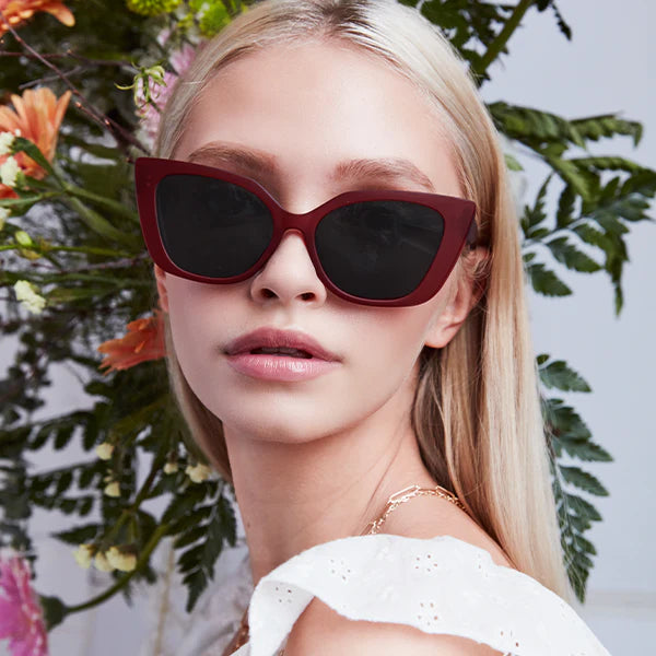 TopFoxx Sophia Sunglasses - Ruby