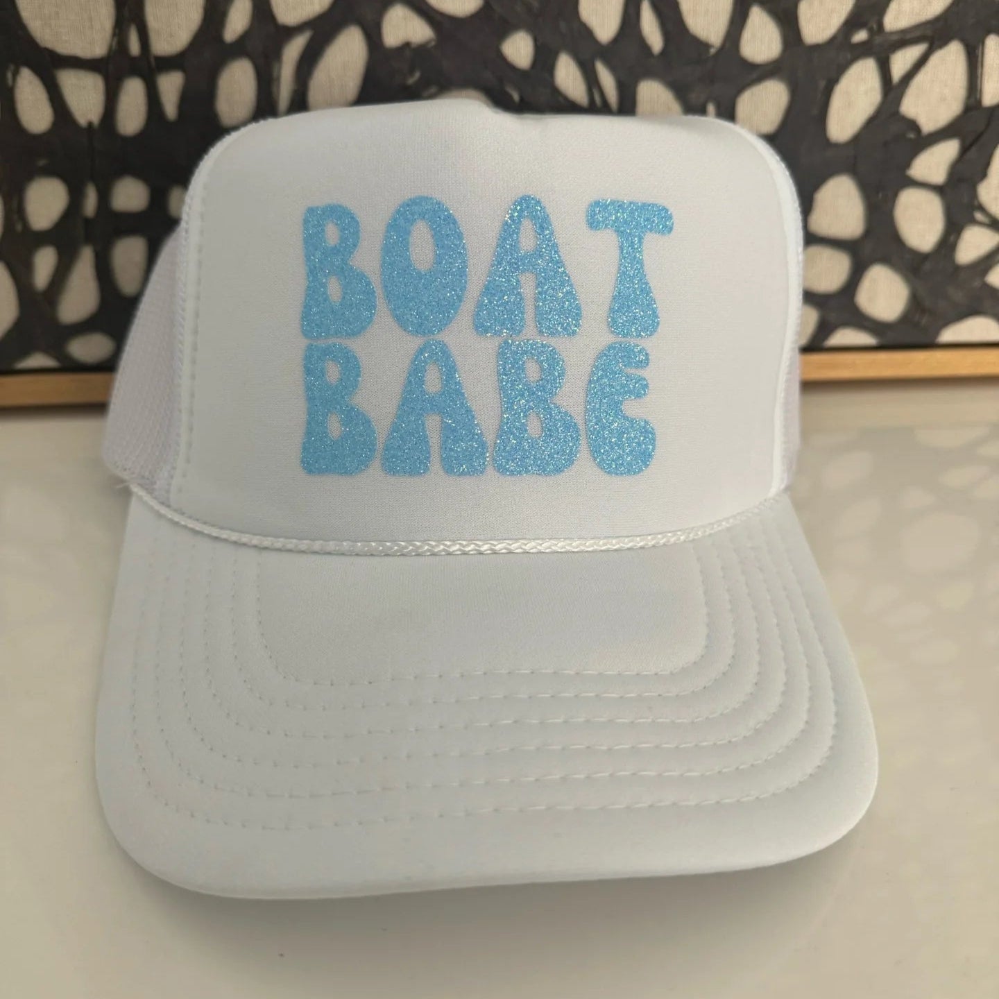Arnie & Ollie Boat Babe Blue Sparkle Hat