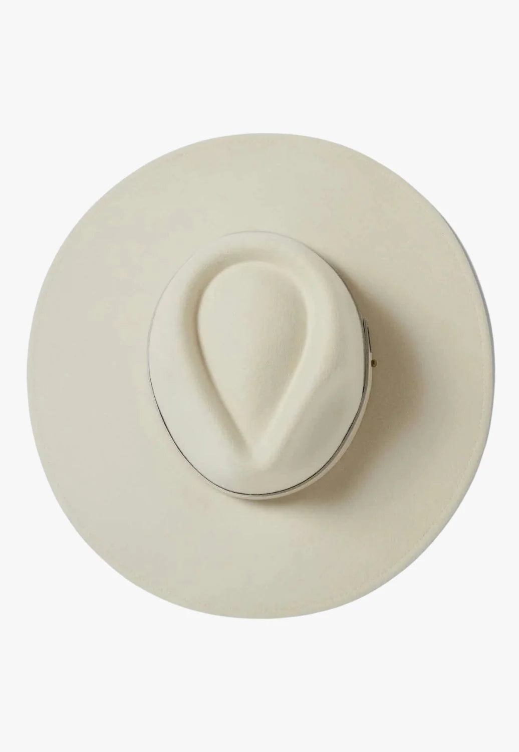 Brixton Eleanor Felt Packable Hat - Off White