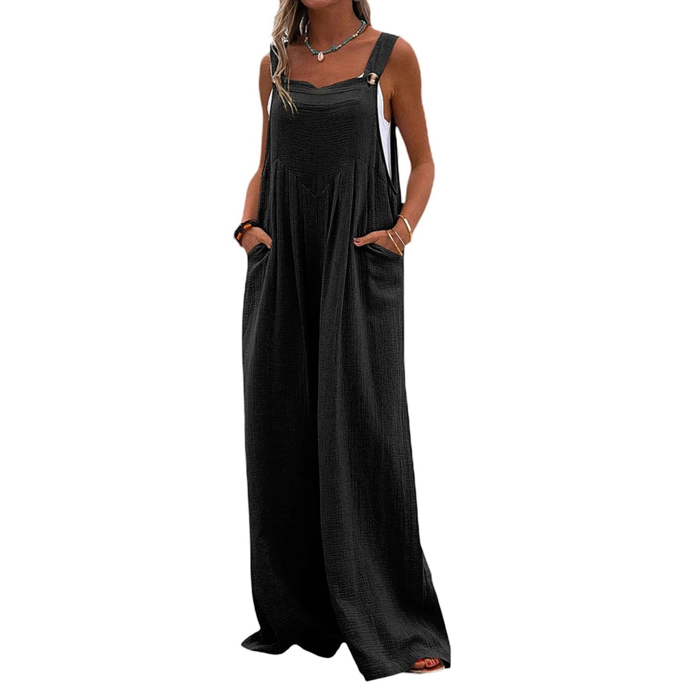 Sweetkama Crepe Jumpsuit - Black