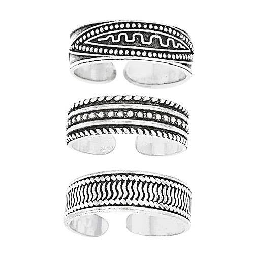 Tiger Mountain Jewelry Summer Feet Tribal Sterling Silver Toe Ring