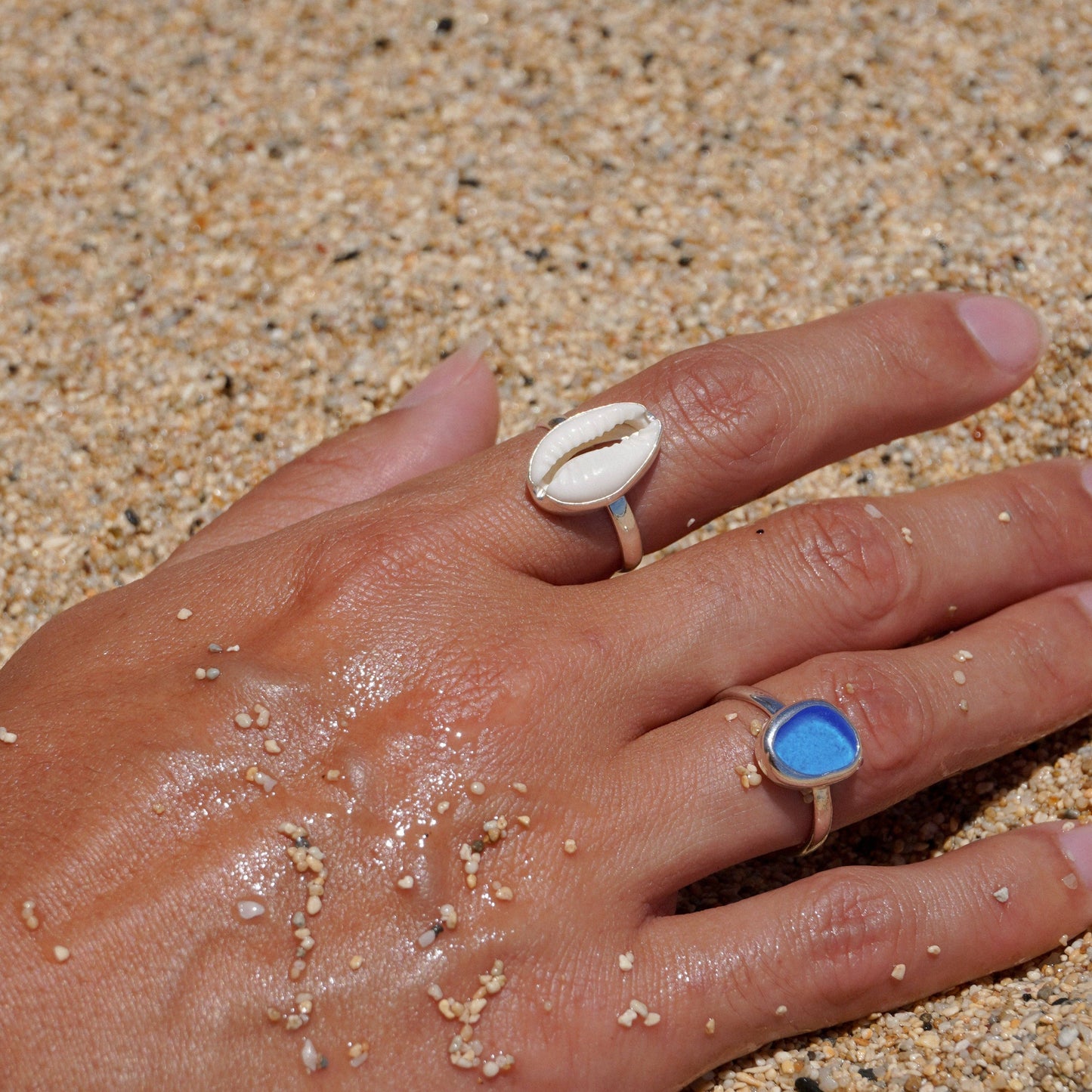 The Salty Gem Handmade Shell Ring