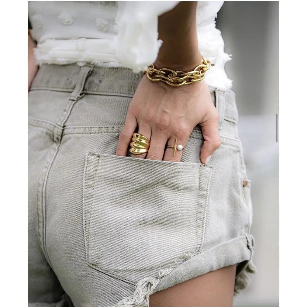 Sahira Frankie Oval Link Bracelet