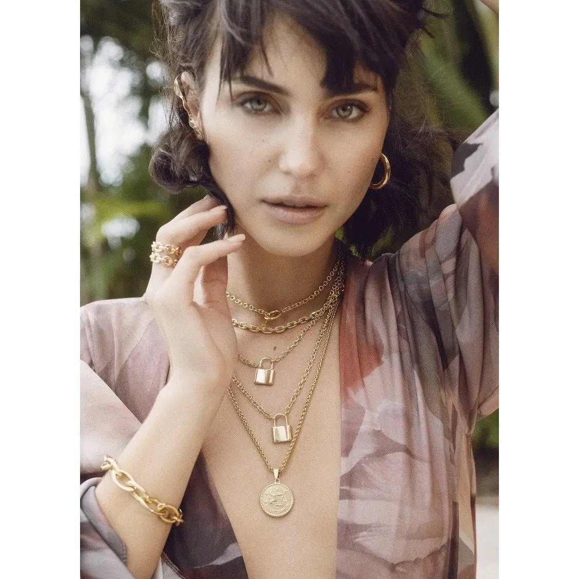 Sahira Frankie Oval Link Bracelet