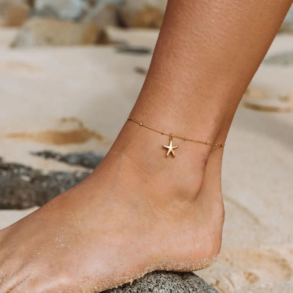 Atolea Mini Starfish Anklet