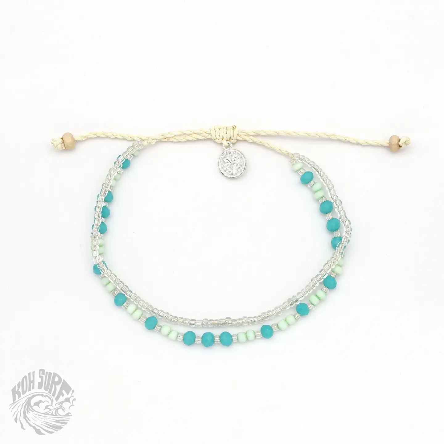 Koh Surf Haula Beach Beaded Bracelet - Green