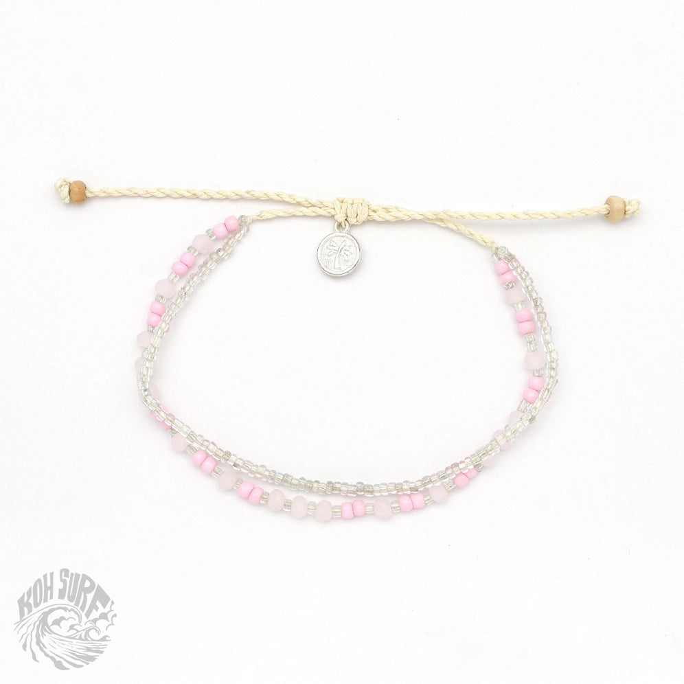Koh Surf Kanawa Beach Beaded Bracelet - Pink