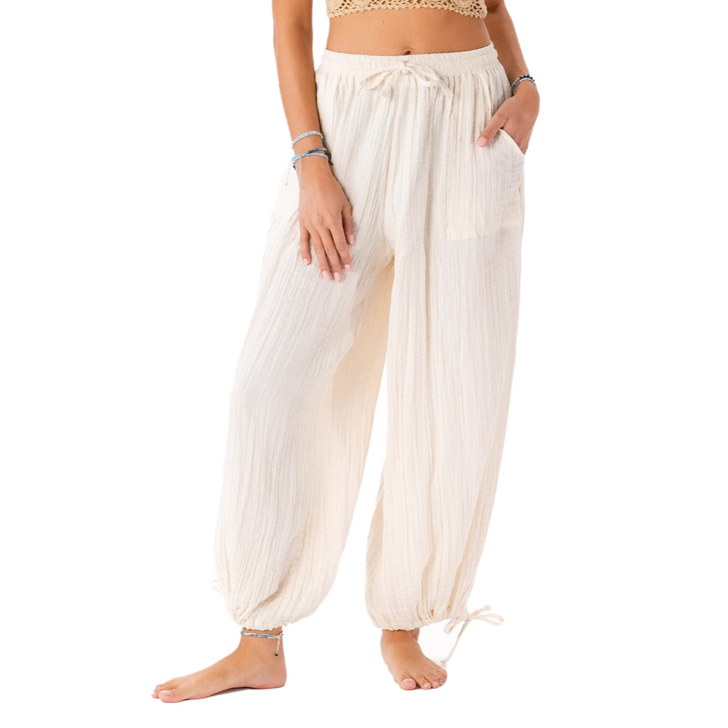 Lotus and Luna Adventure Cargo Pants - Cream