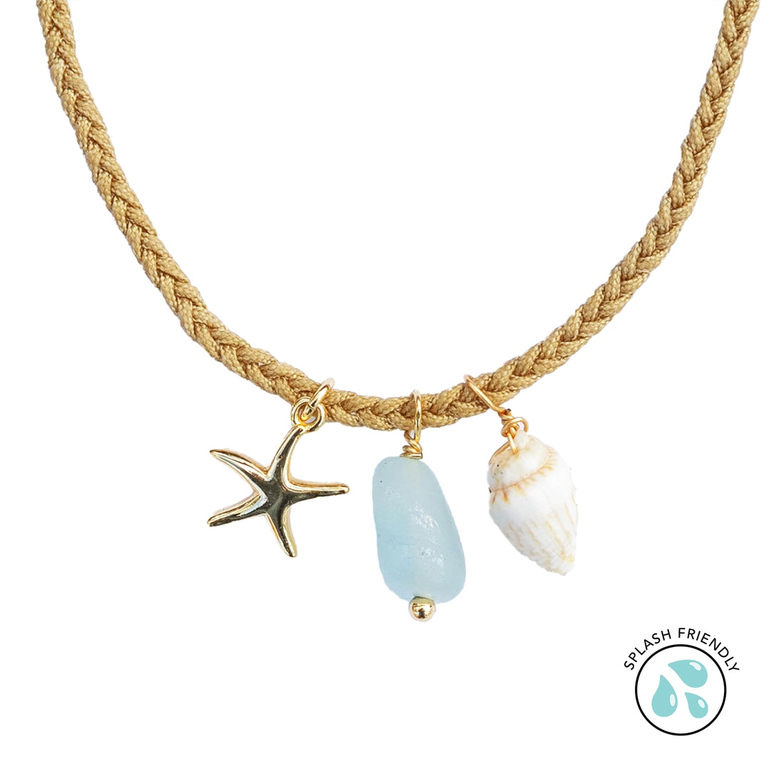 Lotus and Luna Offshore Necklace - Moon Beach