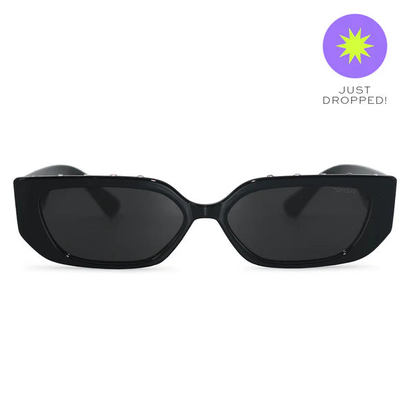 TopFoxx Sparkle in Your Eye Sunglasses - Black