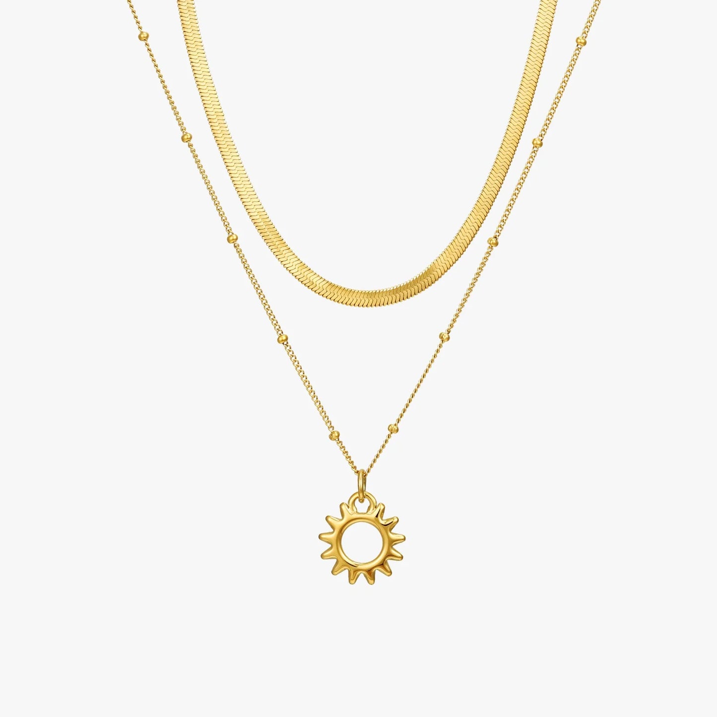 Atolea Soleil Layered Necklace
