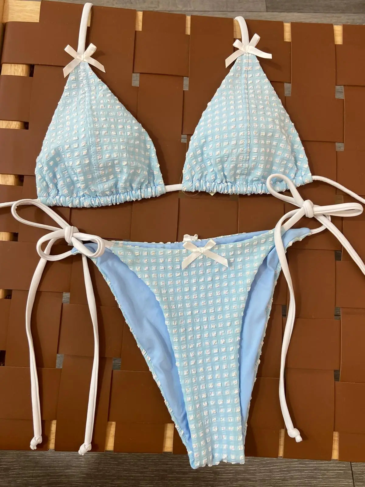 Sundaze Brunch Forever August Bikini Bottom - Blue