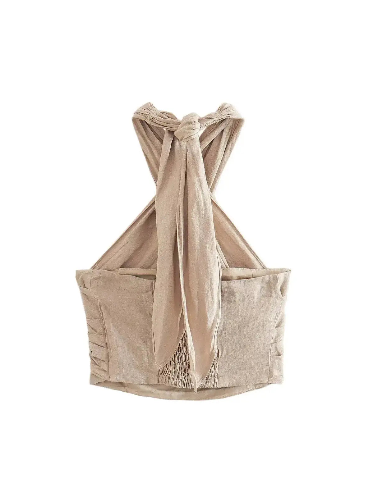 Sweetkama Criss Cross Halter Top