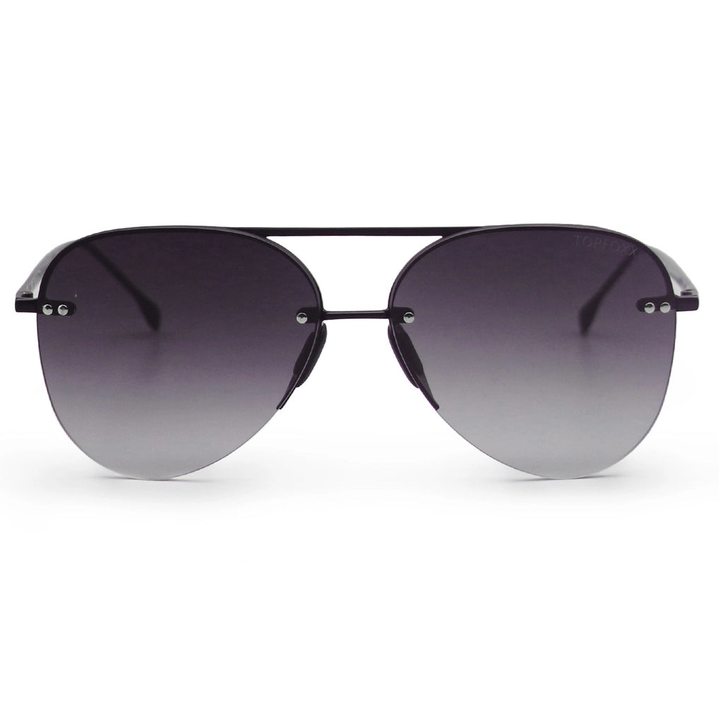TopFoxx Small Megan 2 Tangle Free Sunglasses - Black