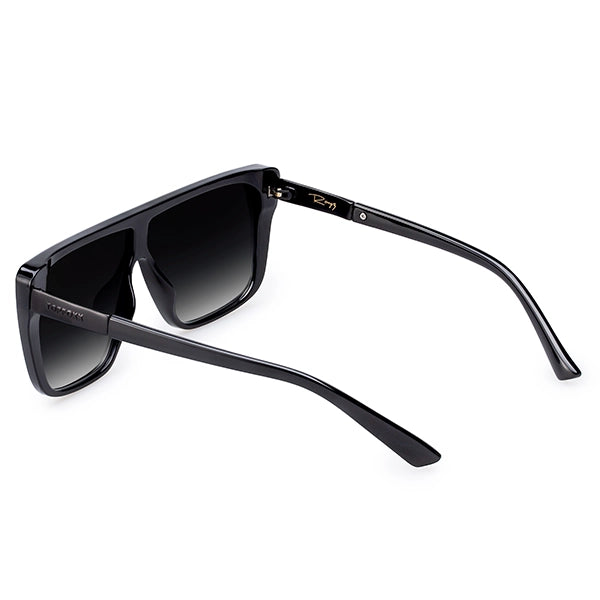 TopFoxx Rayz Limited Edition Black Squared Sunglasses