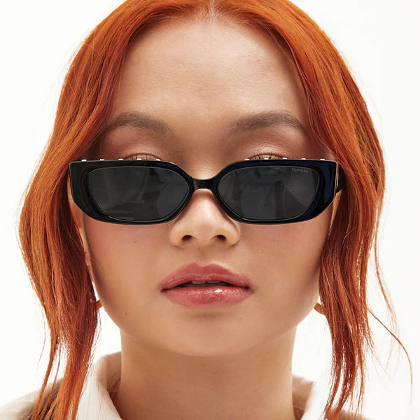 TopFoxx Sparkle in Your Eye Sunglasses - Black