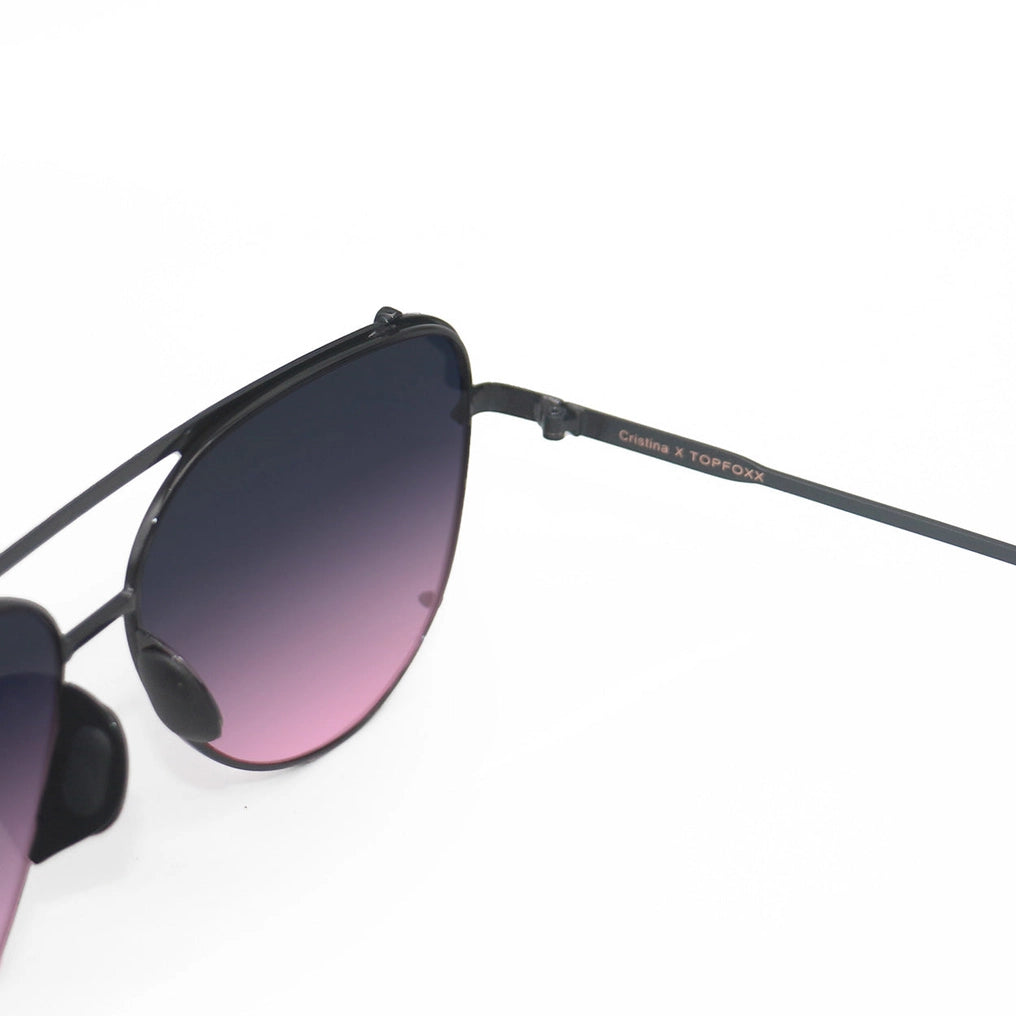 TopFoxx Cristina Sunglass - Faded Purple & Pink
