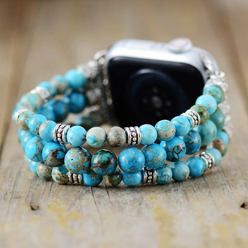 Cape Diablo Apple Watch Band - Turquoise Jasper