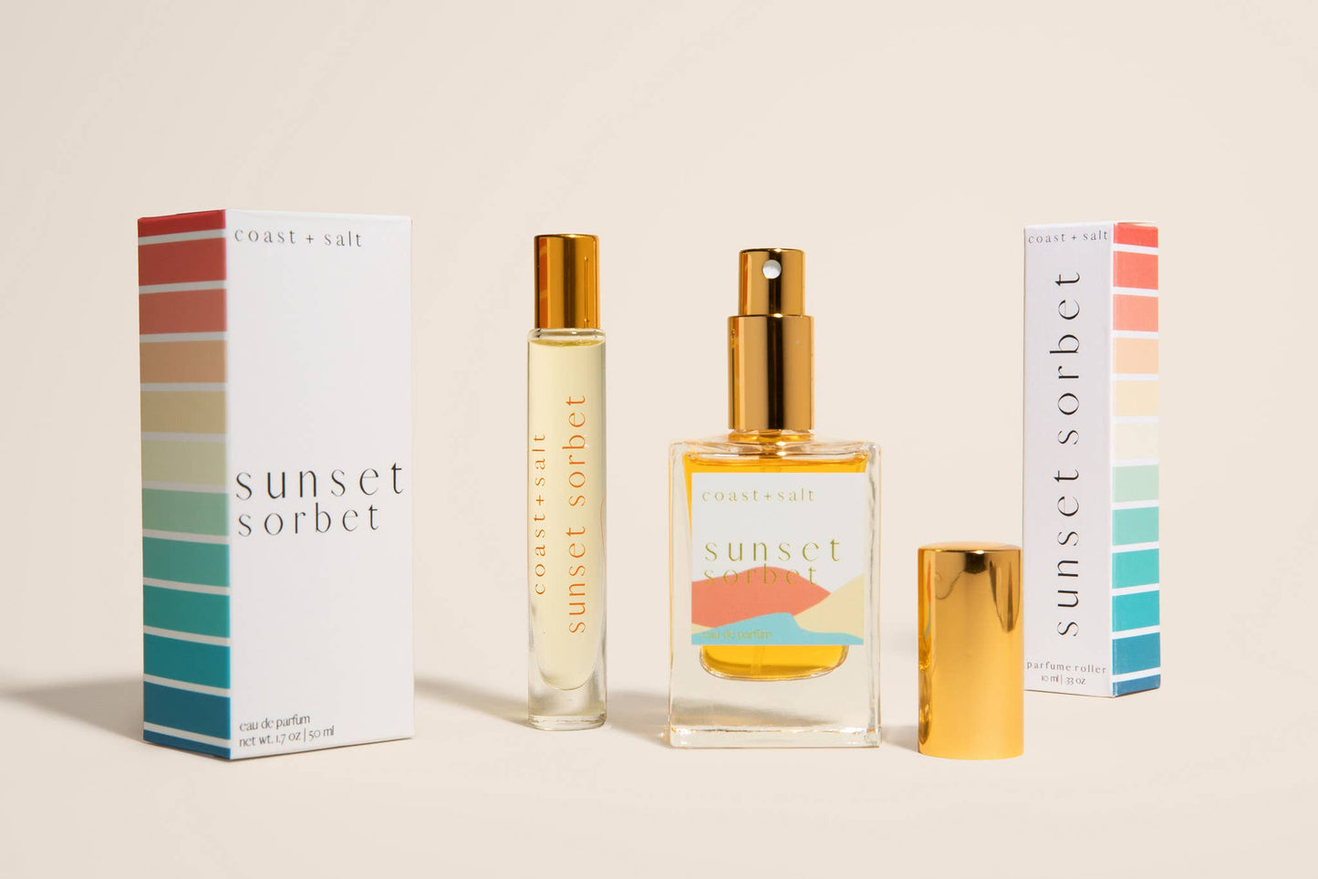 Coast+Salt Perfume Roller - Sunset Sorbet