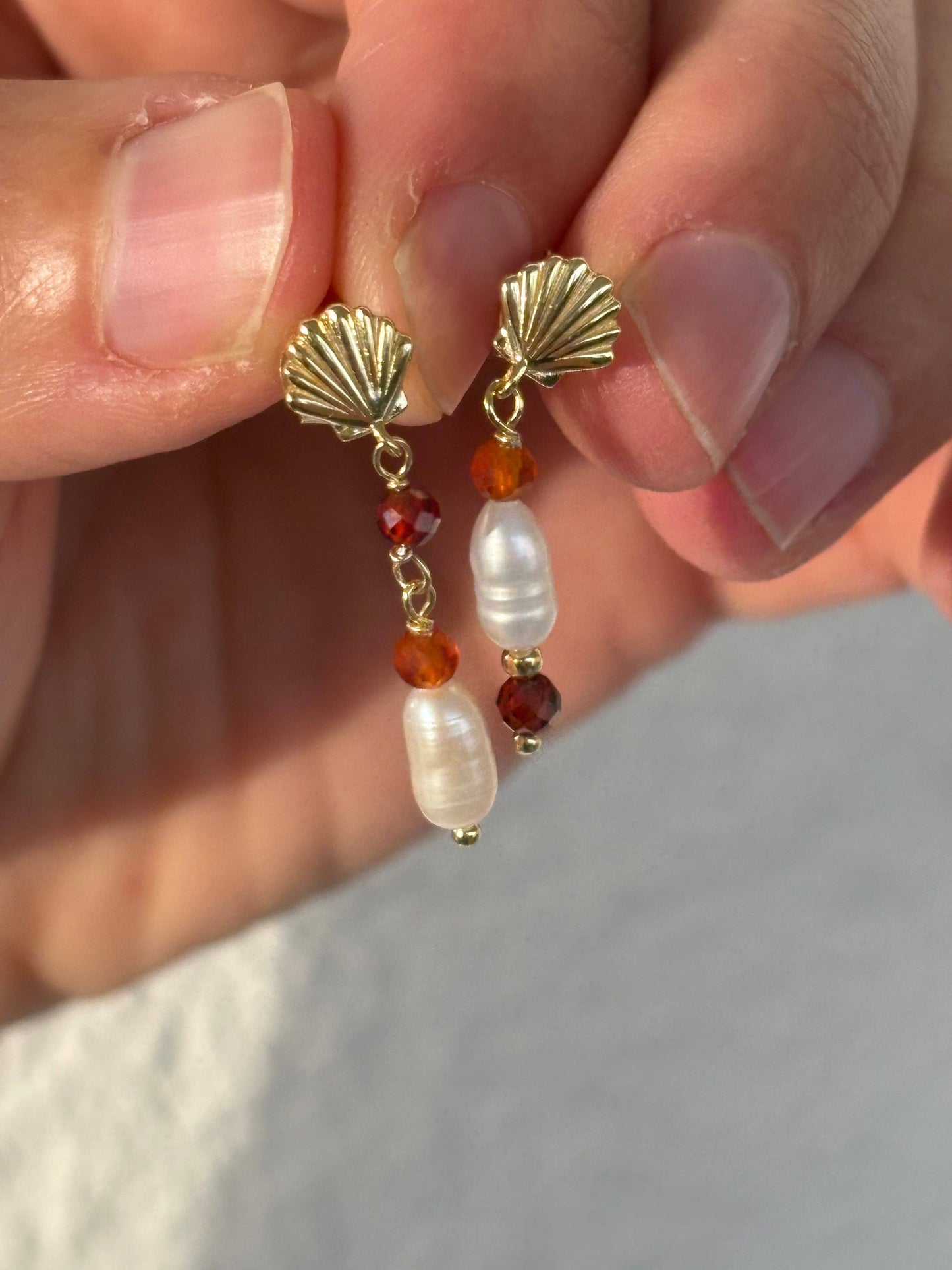 The Salty Gem Wind & Sea Earrings