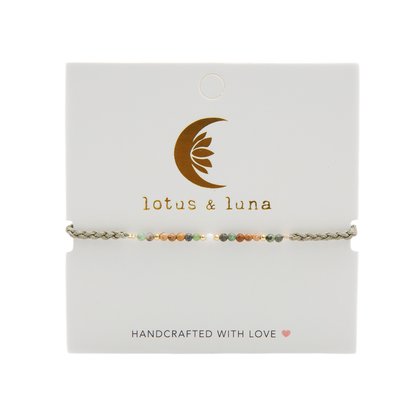 Lotus and Luna Namaste Bracelet - Peace Protector